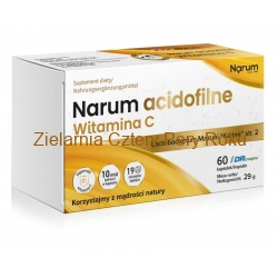 Narum Acidofilne Witamina C 60 kapsułek